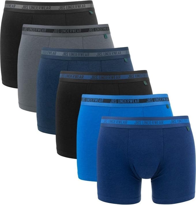 JBS heren 6P bamboe boxers multi