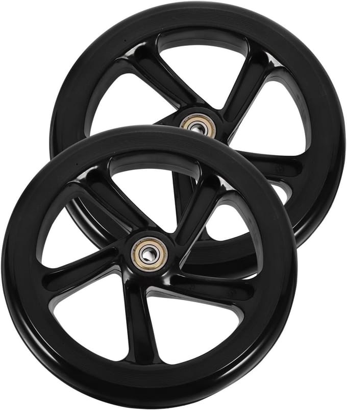 Set van 2 Universele Stepwielen 175 mm voor Scooter en Skateboard