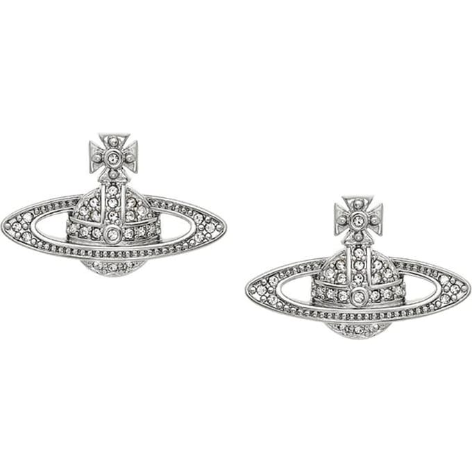 Vivienne Westwood Oorbellen Mini Bas Relief 6202003302P116P116 Silver|F|Box white