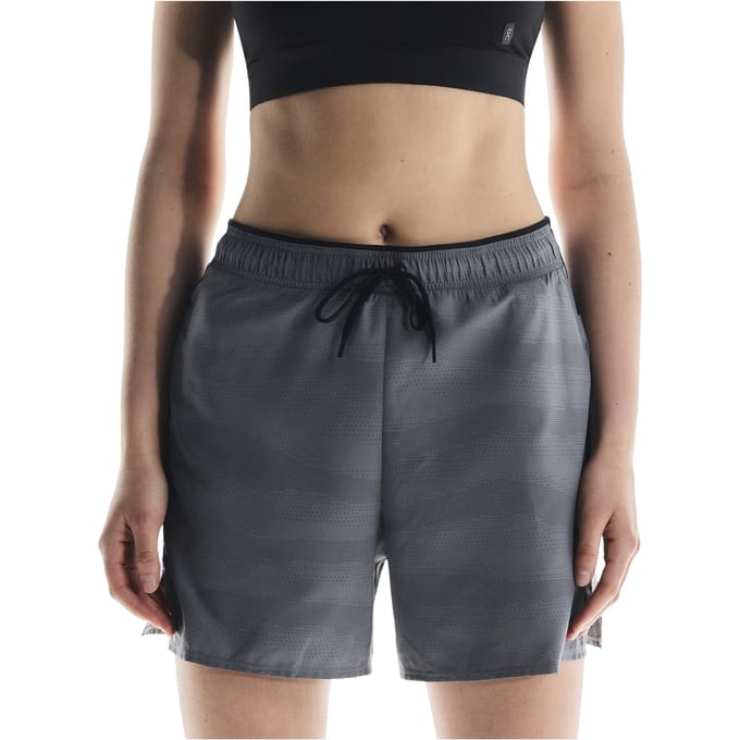 On Trail Shorts 1 W Rock Rock Maat: S | Korte Broeken Outlet | Dames | Grijs