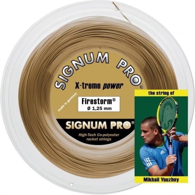 Signum Pro Firestorm Metallic Rol Snaren 200m-Goud
