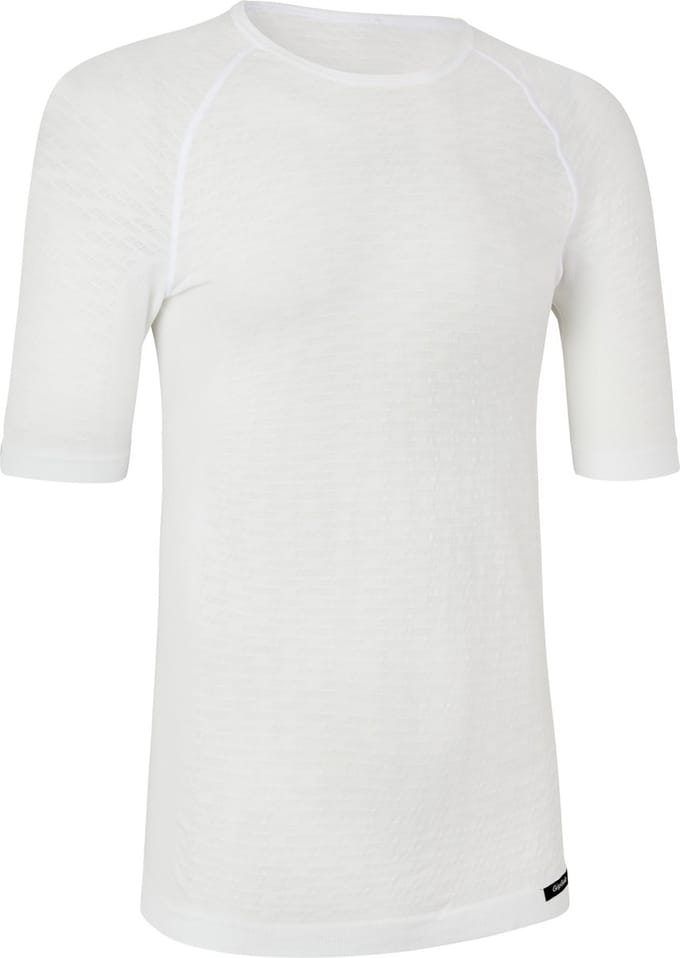 GripGrab - Expert Seamless Korte Mouw Zomer Fiets Base Layer Zweethemd - Wit - Unisex - Maat XS/S
