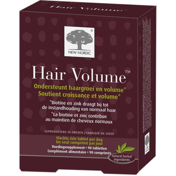 New Nordic Hair Volume Voedingssupplement Haargroei En Volume 90 Tabletten