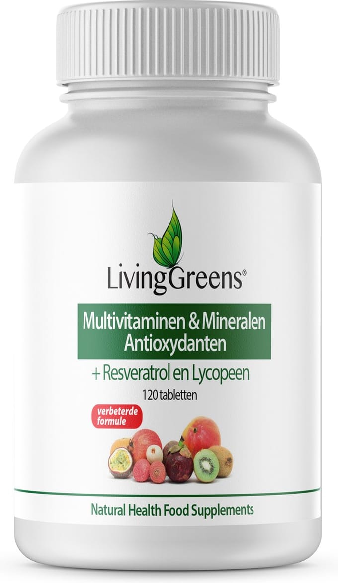 Livinggreens Multi vitaminen & mineralen antioxidant 120 Tabletten