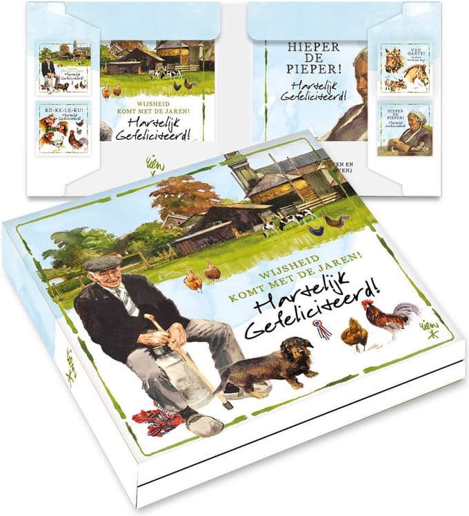 Kaartenmapje Lang leve de Boerderij - Wijsheid