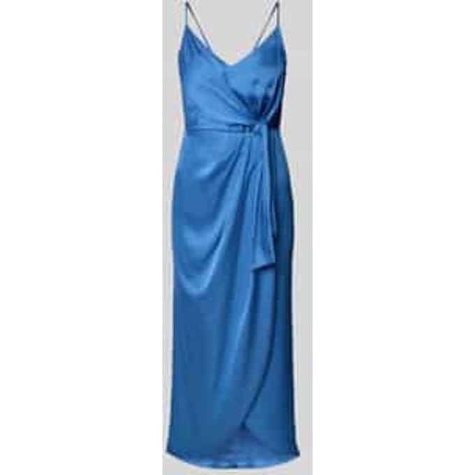 Cocktailjurk met knoopdetail