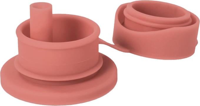 Pura sport rietje - silicone - Rose