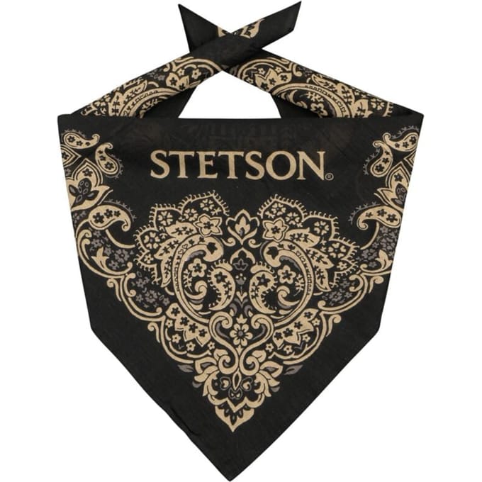 Stetson Bandana - Bandana Cotton - zwart
