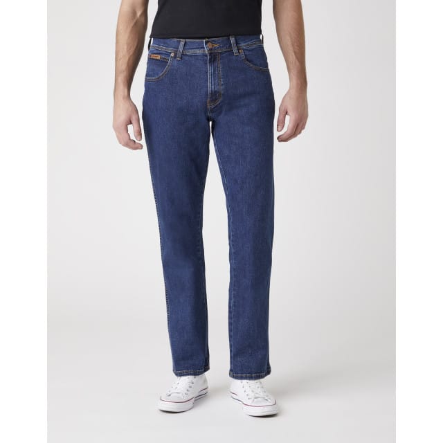 WRANGLER STRAIGHT DARKSTONE REGULAR JEANS-HEREN
