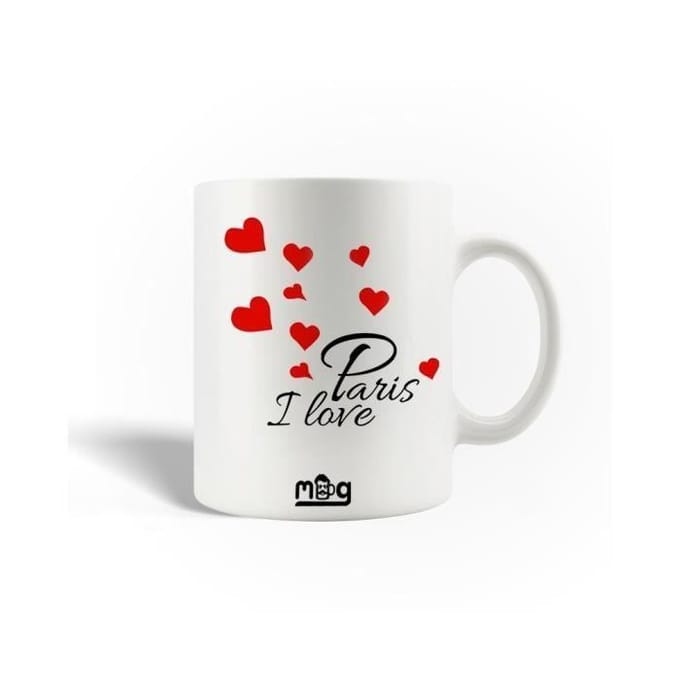 Mug - MANIACASE - I Love Paris - Céramique - 30cl - Compatible lave-vaisselle
