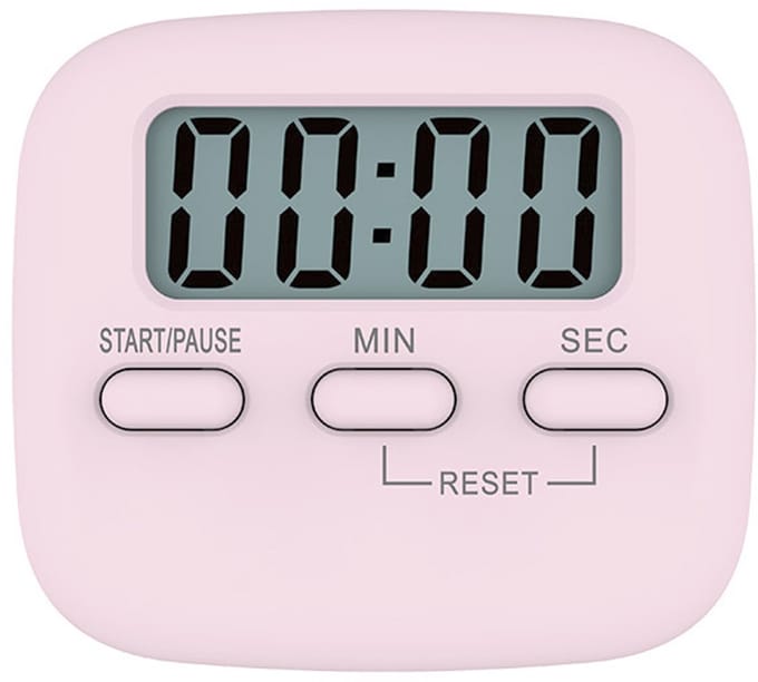 Digitale Visuele Timer –Keuken Timer Groot Lcd-scherm - Digitale Keuken Kooktimer Magnetische Stopwatch Timer Met Luid Alarm Countdown Klok (roze)