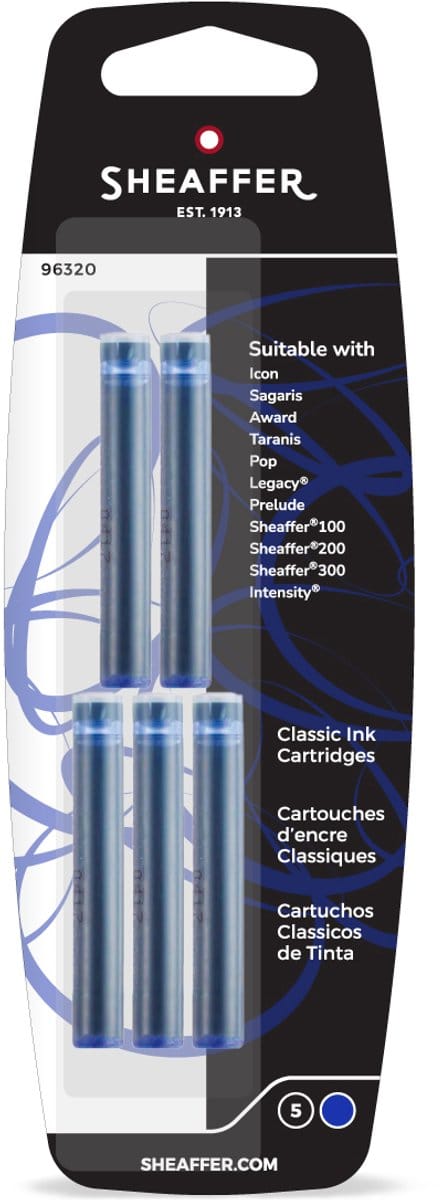Sheaffer inktpatroon - Skrip - Classic - blauw