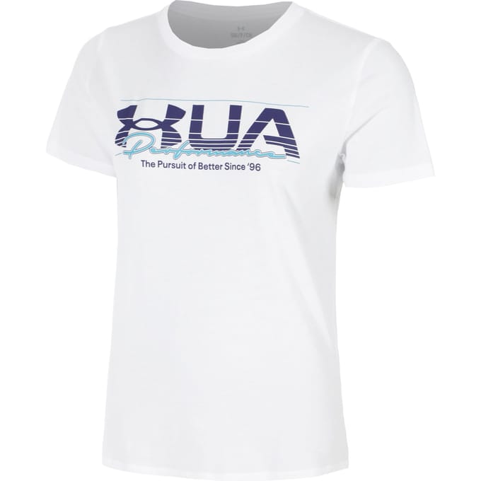 Under Armour UA Vintage Performance T-shirt Dames-Wit
