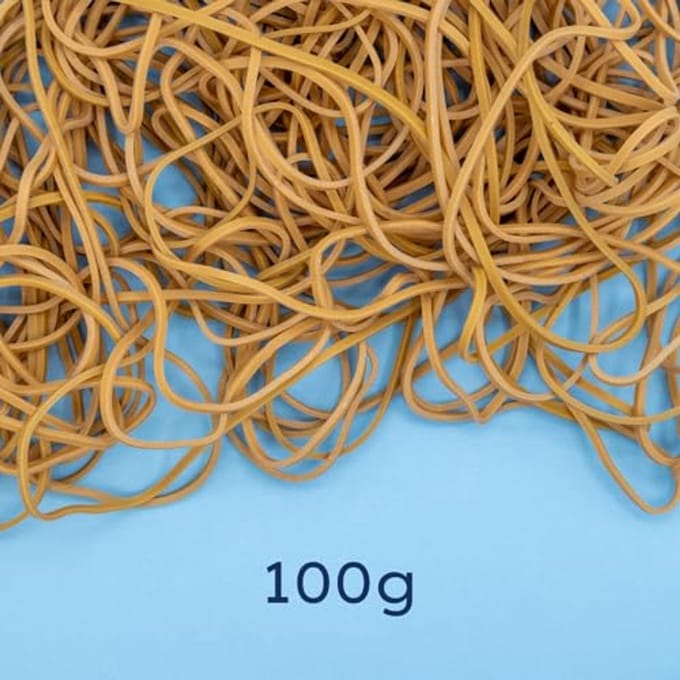 Elastische Banden van 100% Natuurlijk Rubber - Duurzaam en Herbruikbaar voor Kantoor en Thuis