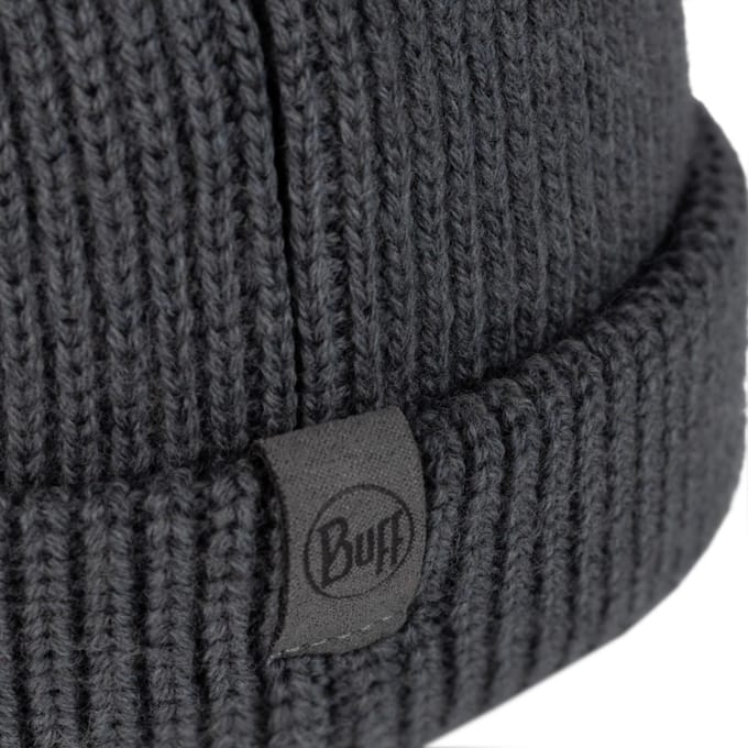 Buff Ervin Merino Hat Muts, Unisex grijze pet One size grijs