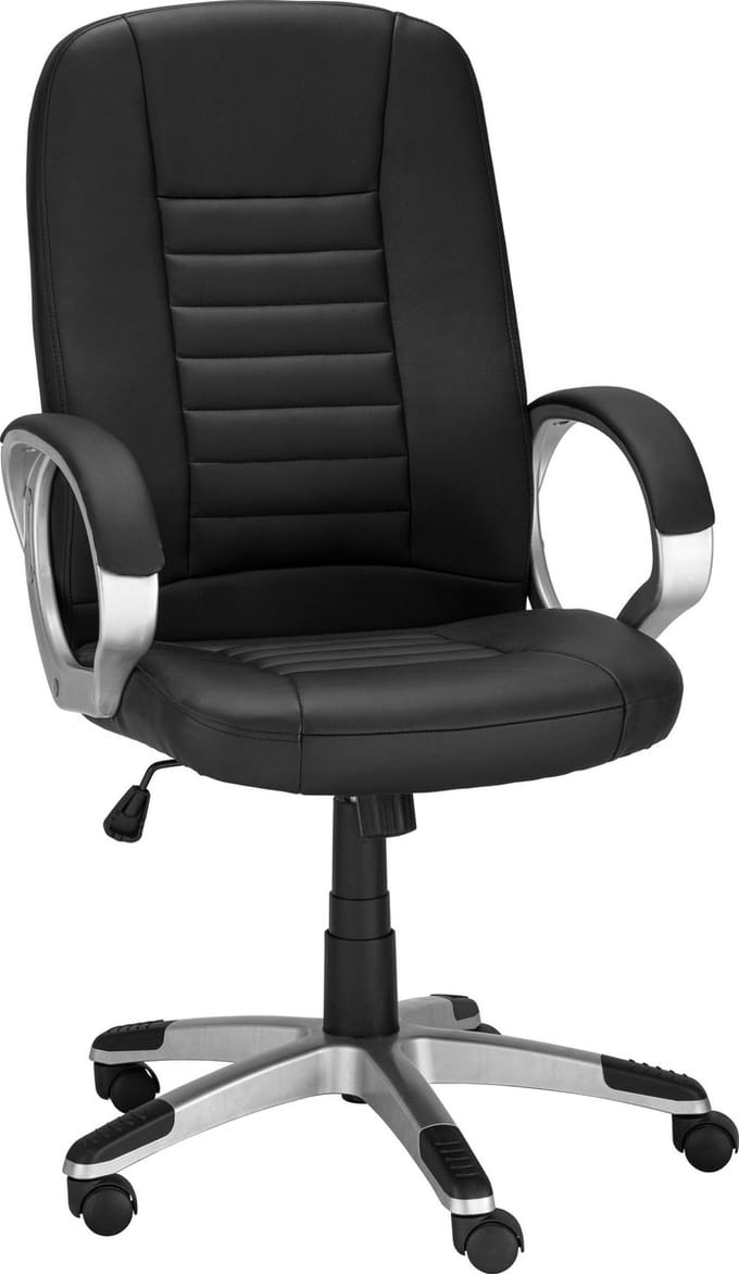 Cruise-Bureaustoel - Zwart PU