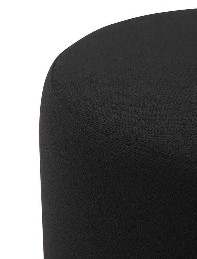 AYTM Stilla Poef - anthracite Bouclé