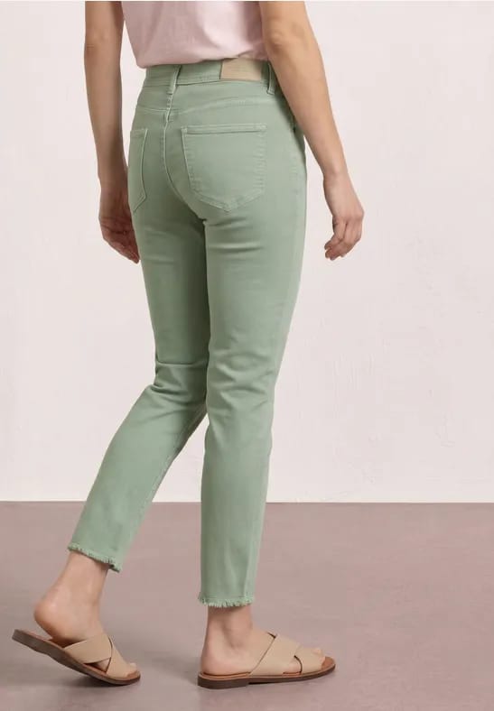 Straight Legs jeans met open zoom