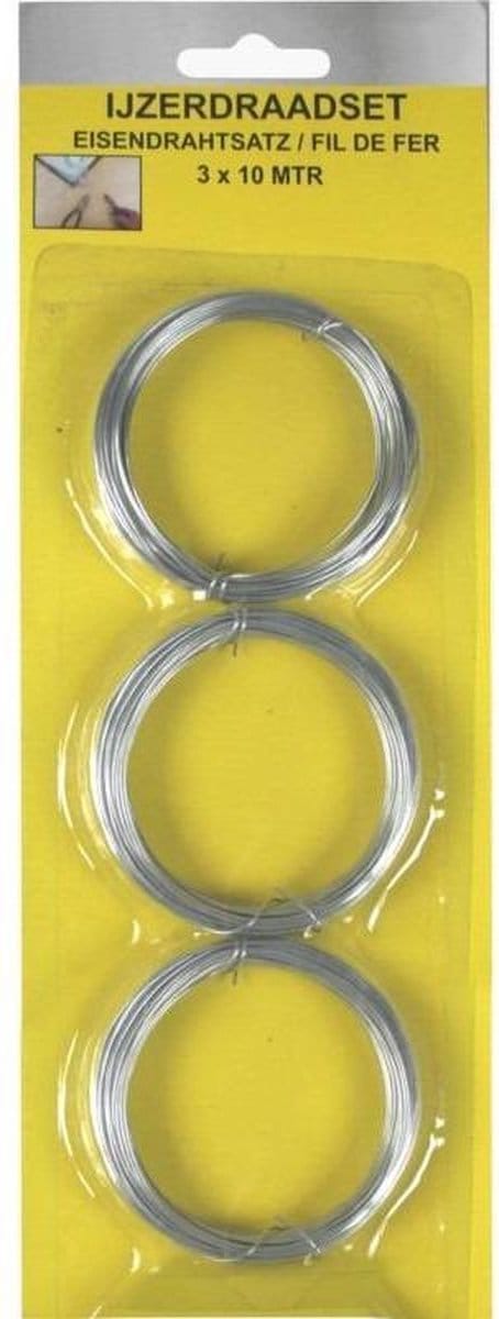 IJzerdraadset Hobby 10 meter (3 stuks)