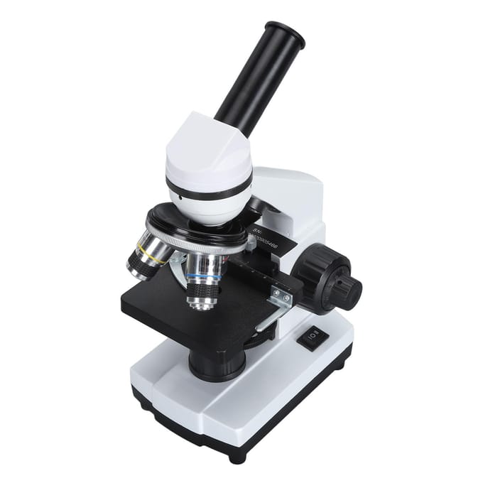 Microscope monoculaire pour étudiants débutants, grossissement 81X-640X, microscope composé US Plug