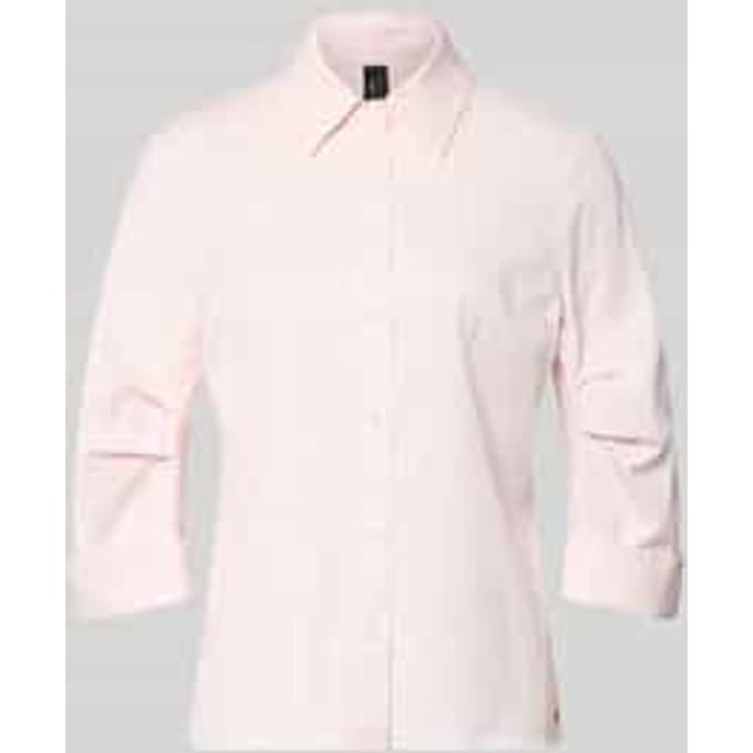 Overhemdblouse met 3/4-mouw met omslag