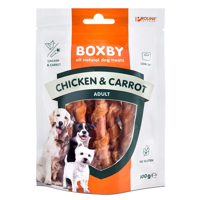 Proline Boxby Sticks  - Kip/Wortel - Hondensnack - 100 g