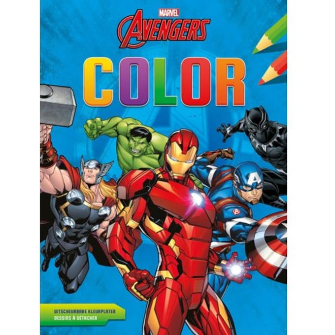 Marvel Avengers Color Kleurblok / Marvel Avengers Bloc De Coloriage