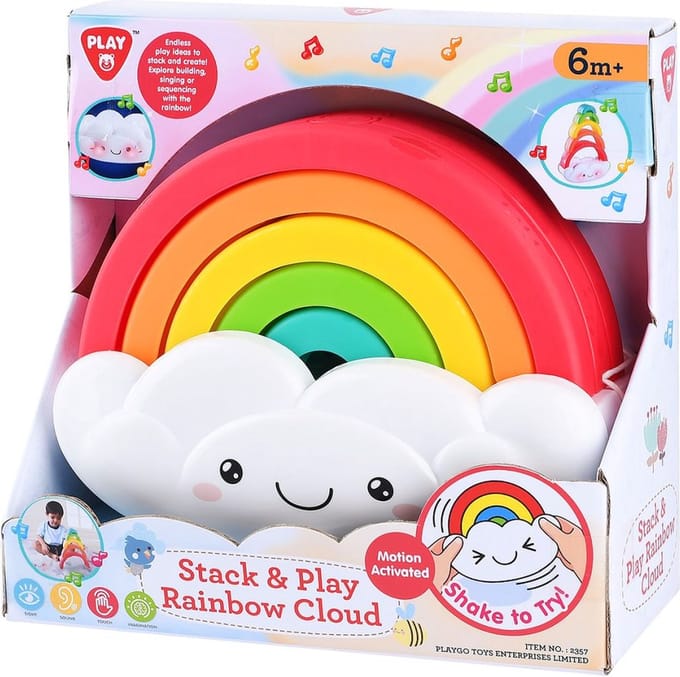 Stack & Play Rainbow Cloud B/O *.