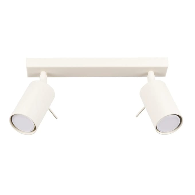 Sollux Lighting Plafondlamp Ring - GU10 - beige - staal - 17x30x6cm