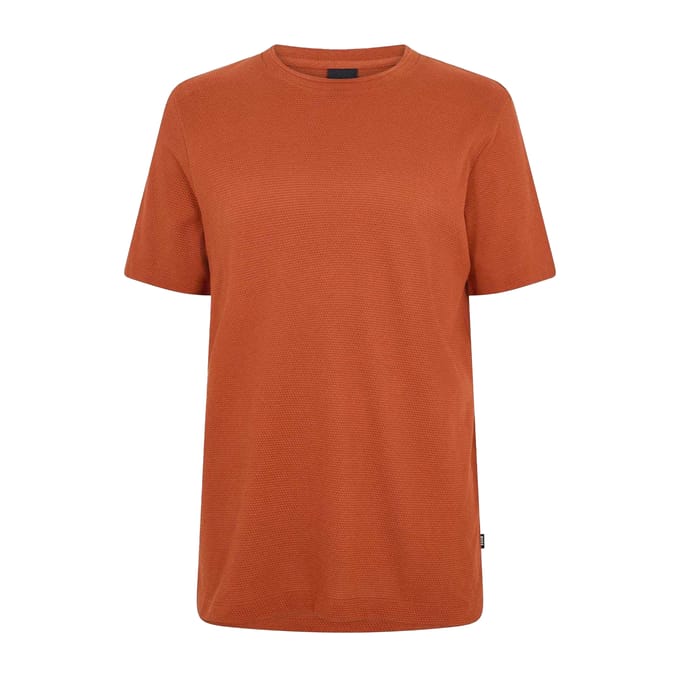 Hugo Boss Heren Boss Katoen Regular T-shirt (Donker Oranje)