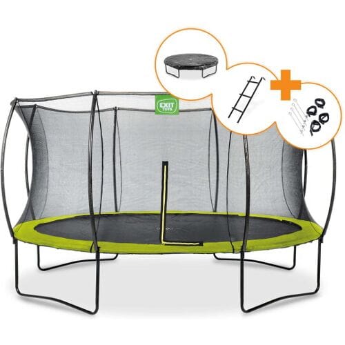 EXIT Toys EXIT Silhouette trampoline complete set ø427cm - groen