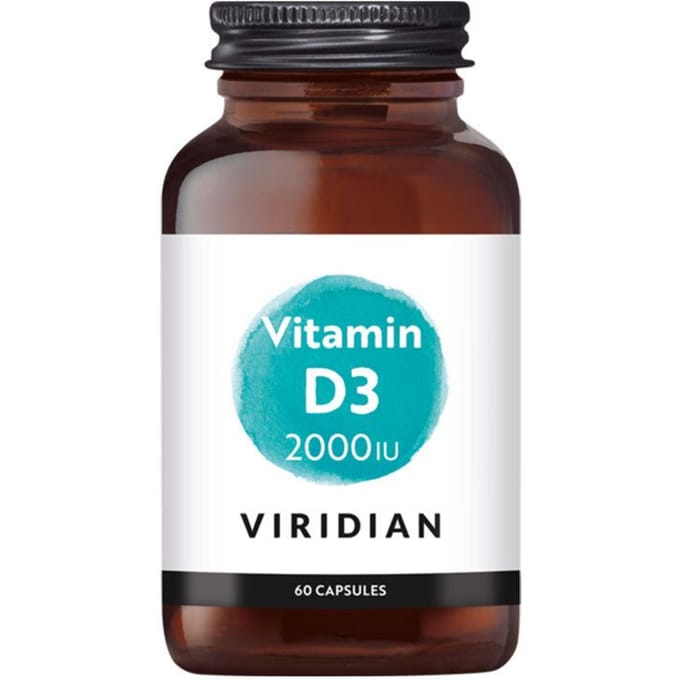 Viridian - Vegan Vitamine D3 2000 IE 60 vegicaps