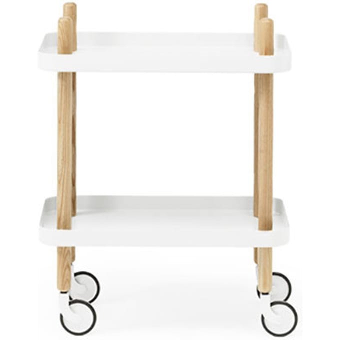 Normann Copenhagen - Block Table serveerwagen - wit