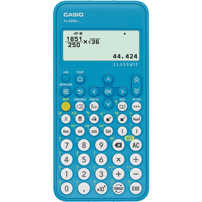 Casio fx-82NL+ rekenmachine - Wetenschappelijke rekenmachine - Voor de middelbare school