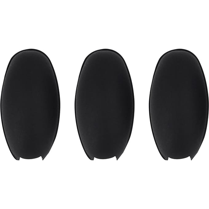 3-delige Set Saxofoon Palmtoets Kussentjes voor Sopraan Alt Tenor Sax Blaasinstrumenten black
