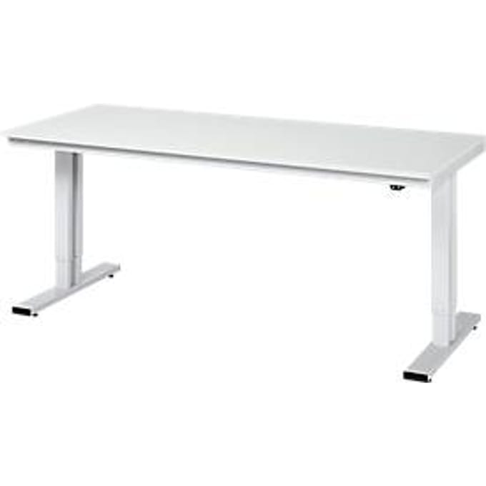 Werktafel serie adlatus 300, melamine blad, B 2000 x D 800 x H 720-1120 mm