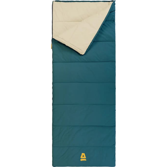 Abbey Camp Slaapzak - Dekenmodel - Polykatoen - Blauw - 210 x 85 cm - Koppelbaar