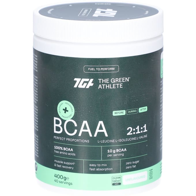 The Green Athlete BCAA 400 Poeder