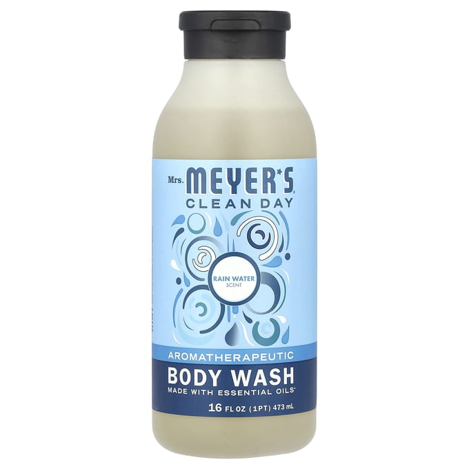 Mme. Meyers Clean Day, Gel douche, Eau de pluie, 473 ml (473ml) white