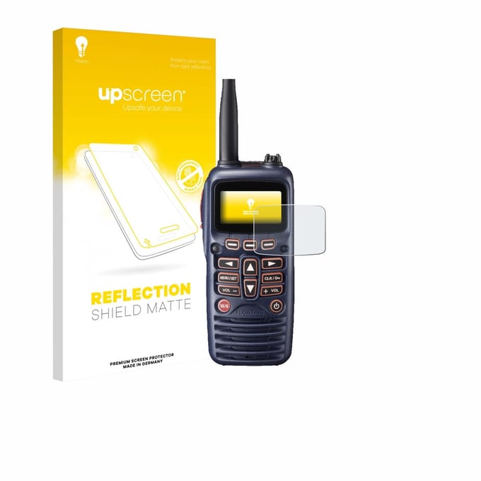 upscreen - Screenprotector voor Standard Horizon HX320E - Folie Beschermfolie anti glare matte