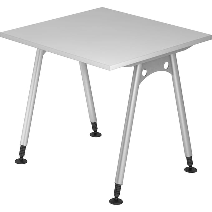 ATOS 8 S | Bureau - Grijs 80 x 80 Tafelhoogte I In hoogte verstelbaar
