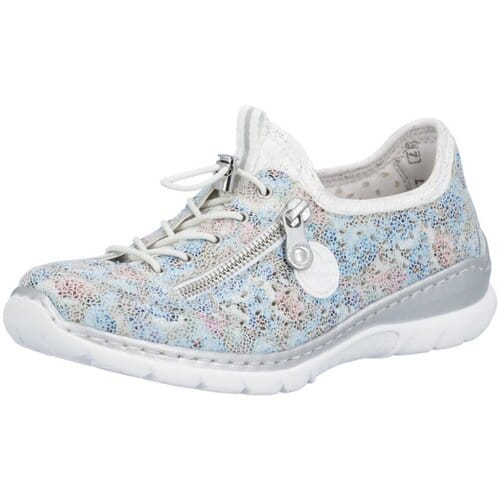 Rieker dames slip-on schoenen wit/gekleurd