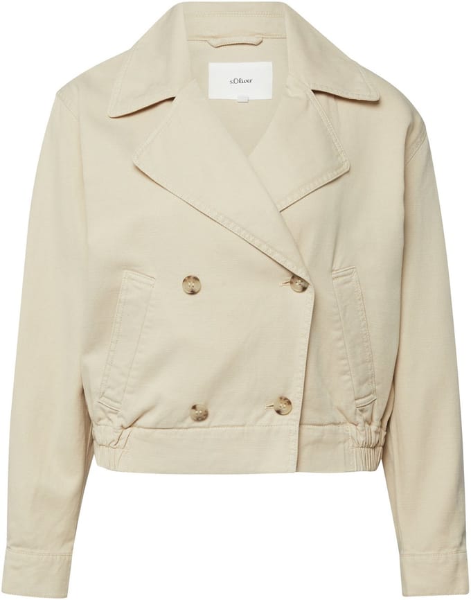 Trench coat in katoenmix relaxed fit dames s.Oliver