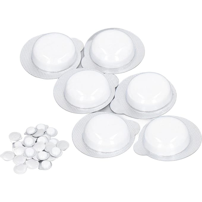 100 Stuks Reinigingstablet Sterke Verwijderingskracht Geconcentreerd Mini Auto Glas Wisser Reiniging wit