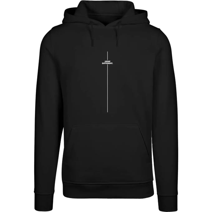 Aangename dikke strakke hoodie Merchcode Think Different