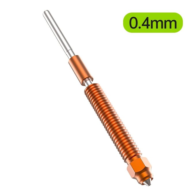 Creality K2 Plus 3D Printer Accessoire  Eenhoorn  K2P QuickSwap Nozzle 0.4mm Allmetal Design Easy veelkleurig