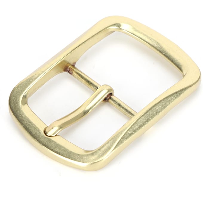 Riemgesp Messing Retro Verwijderbare Enkele Prik Tailleband Sluiting Versteller Accessoires type C beige