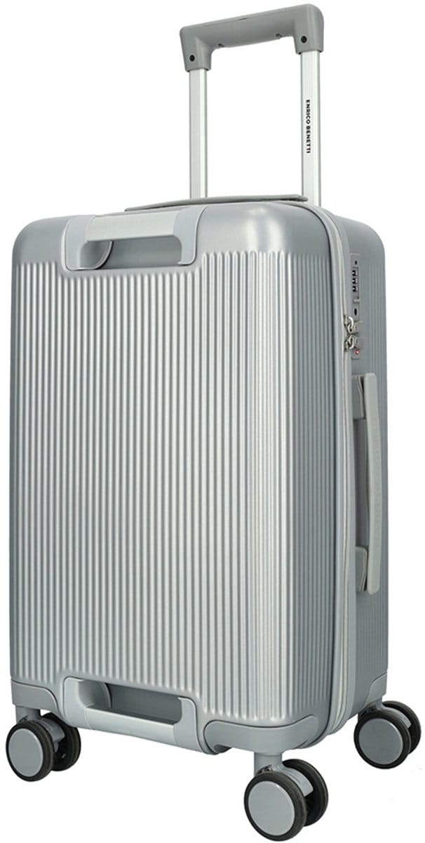 Enrico Benetti Seattle Handbagage Koffer 55 cm - 41 liter - Zilver