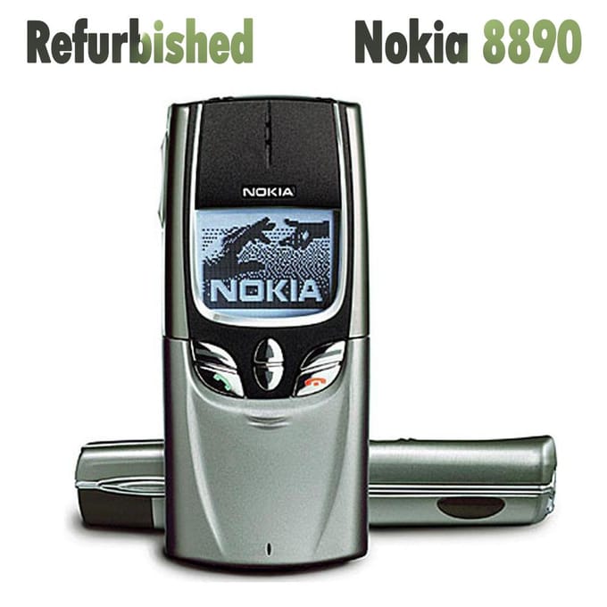 Gereviseerde Nokia Originele Nokia 8890 GMS 2G Mobiele Telefoon Met 1 SIM simple set zwart