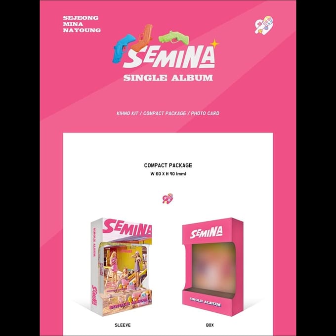 GUGUDAN SEMINA Single Khino KiT Album KiT ver. (CD X) white